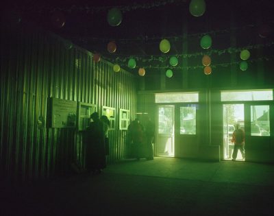 Entrance hall to a food market, Khabarovsk, Far East Russia, October 2004