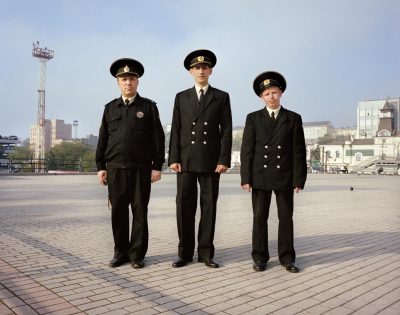 Port officials, Vladivostok, Far East Russia, October 2004