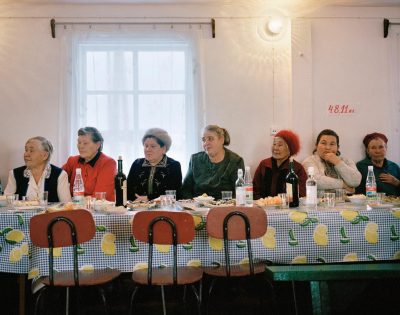 Order of Maternal Glory dinner, Olkhon Island, Lake Baikal, Eastern Siberia, December 2004