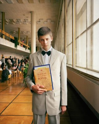 Yevgeny Chavkin at his graduation ceremony, Ulyanovsk, Volga, June 2005