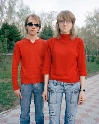 Arkadiy and Polina, Tomsk, Western Siberia, May 2005