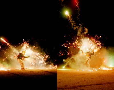 Pyro Boy, Desert Blast, Nevada, 1999